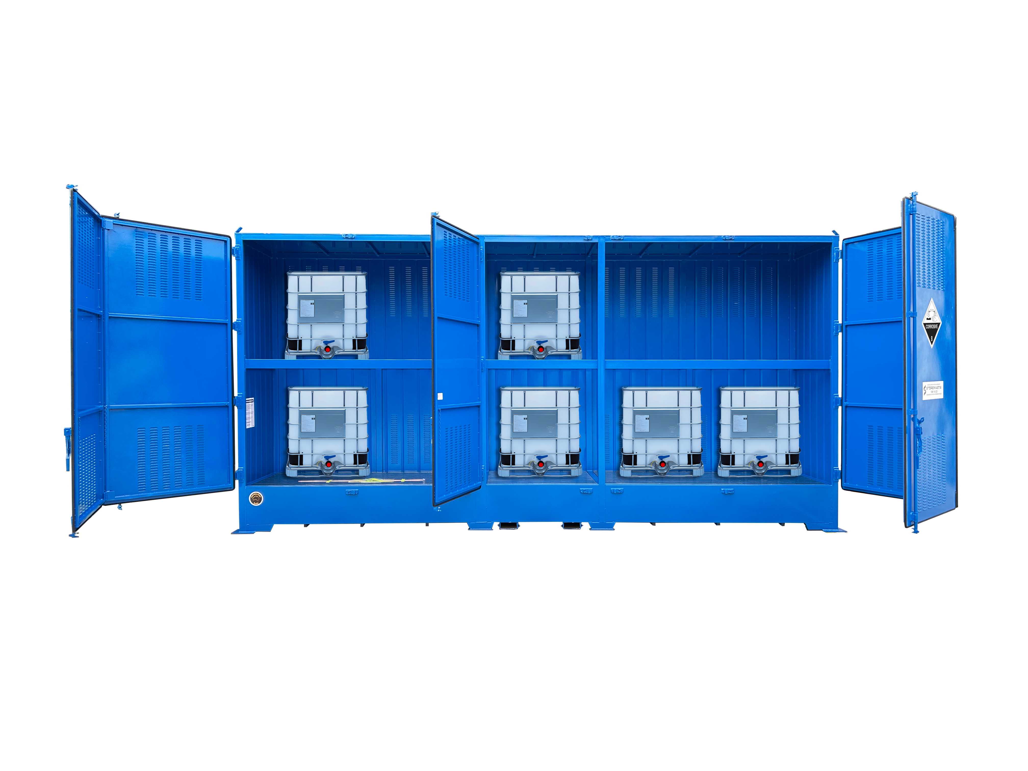 Single Depth Corrosive Substance Store - 10 IBC