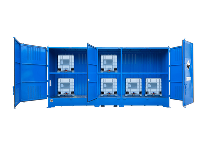 Single Depth Corrosive Substance Store - 10 IBC