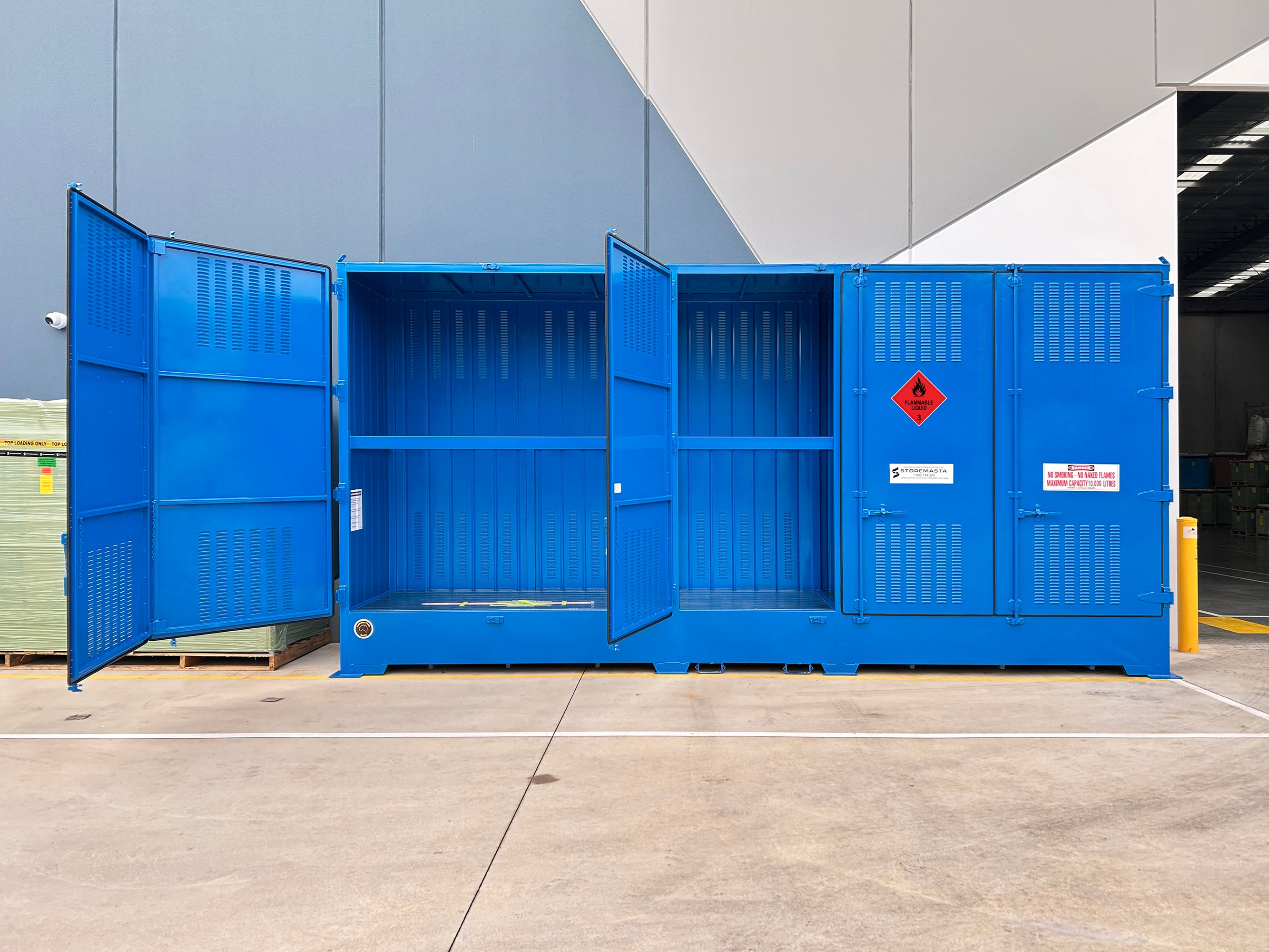 Single Depth Flammable Liquids Store - 10 IBC
