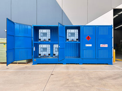 Single Depth Flammable Liquids Store - 10 IBC