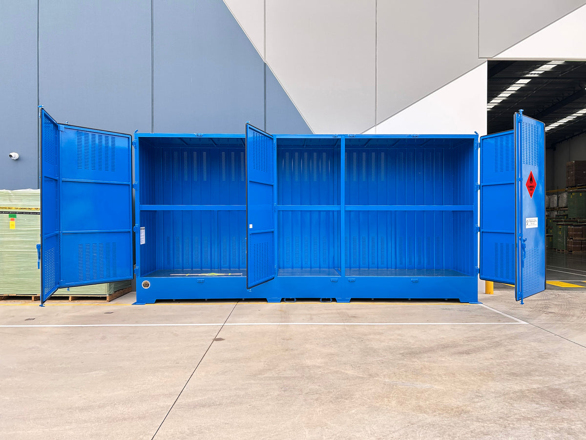 Single Depth Flammable Liquids Store - 10 IBC