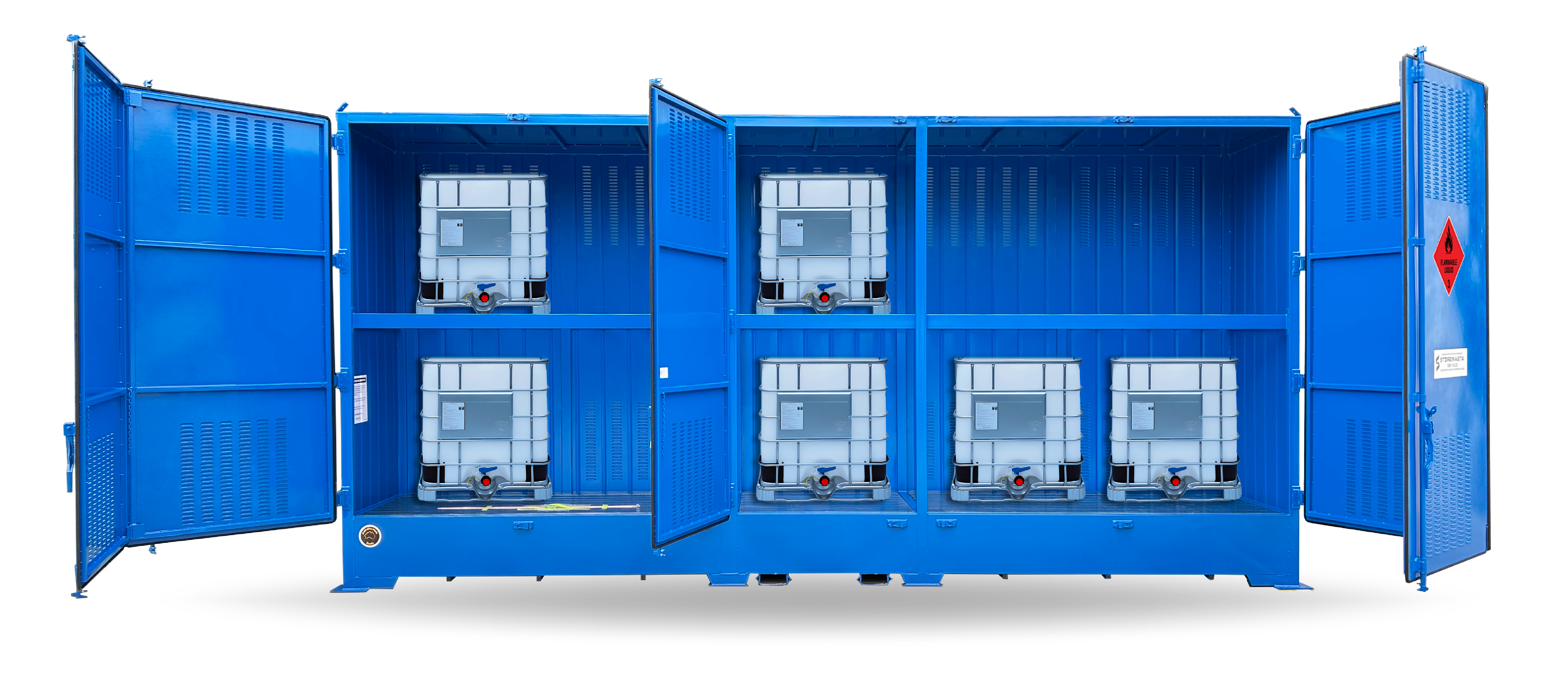 Single Depth Flammable Liquids Store - 10 IBC