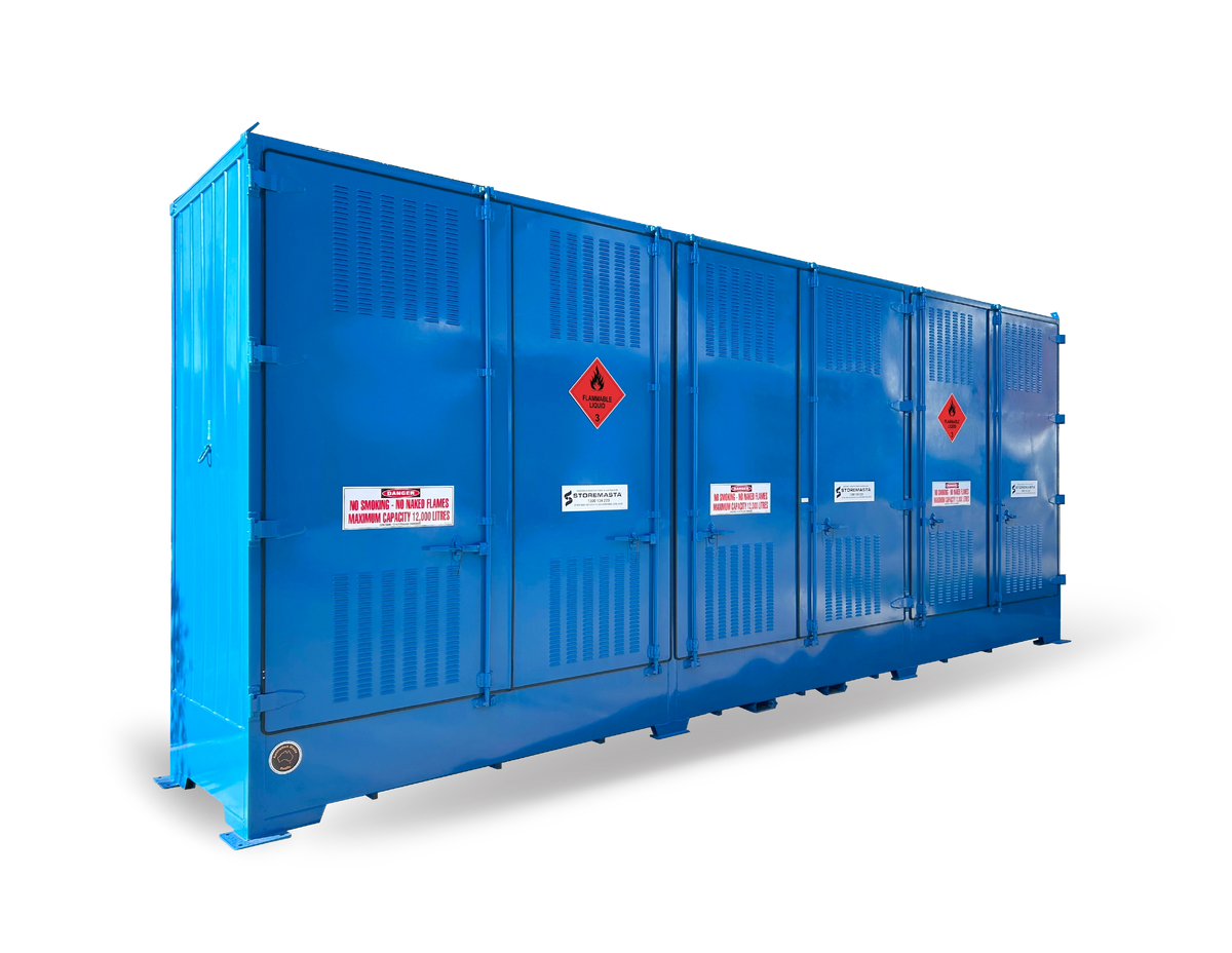Single Depth Flammable Liquids Store - 12 IBC