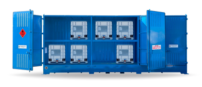 Single Depth Flammable Liquids Store - 12 IBC