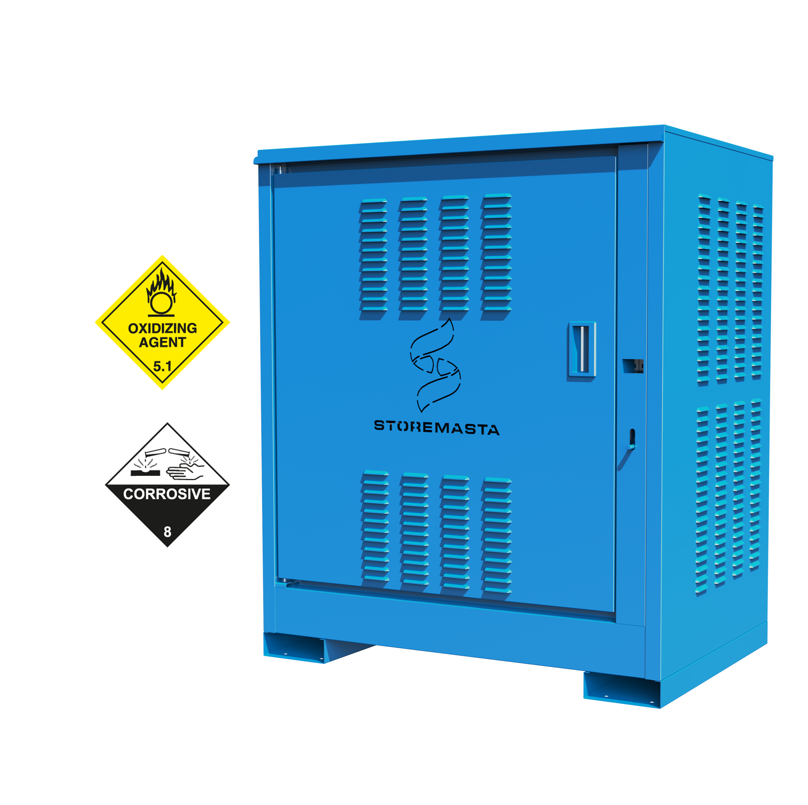 250L Outdoor DG Cabinet - Horizontal - Corrosive