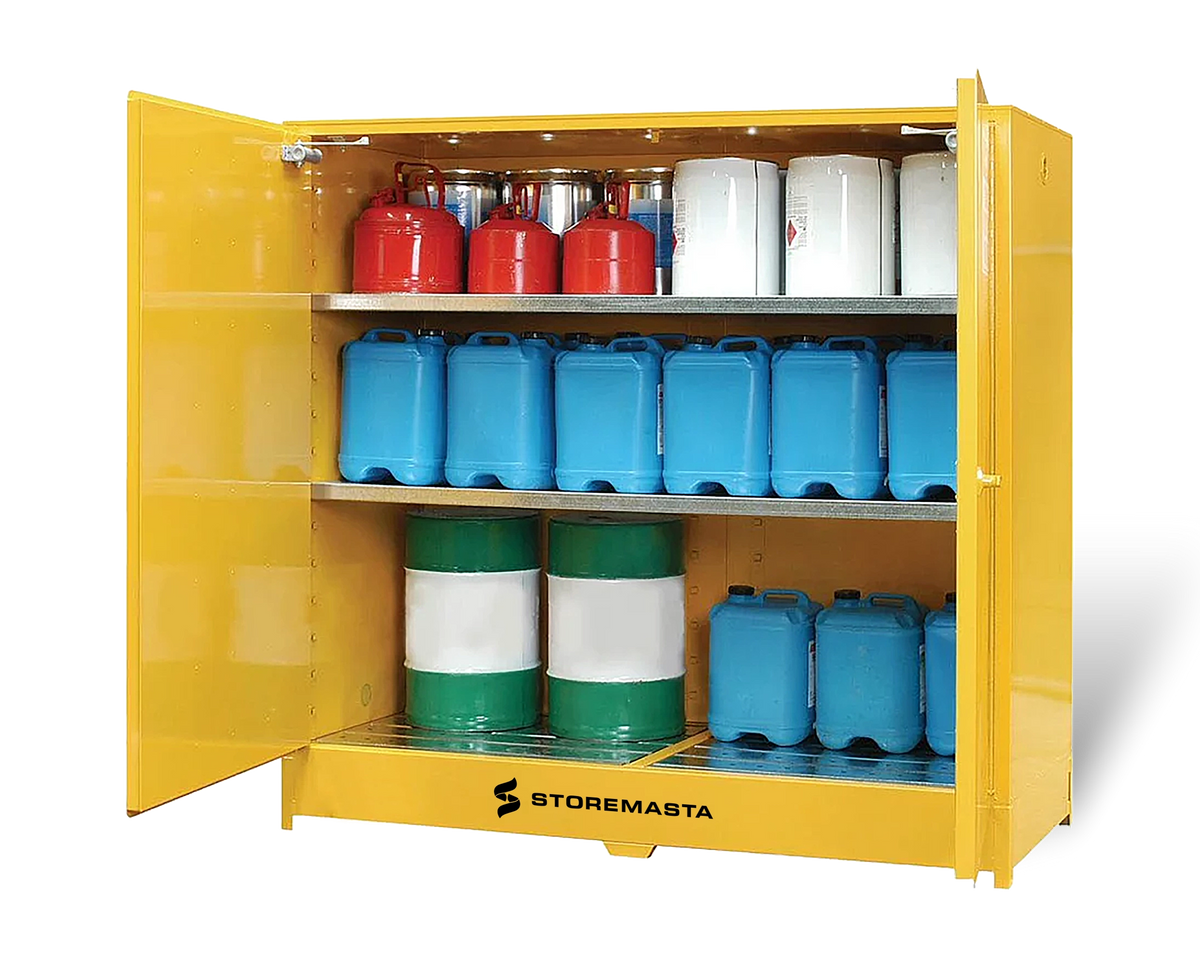 650L - Large Capacity Flammable Liquids Storage Cabinet