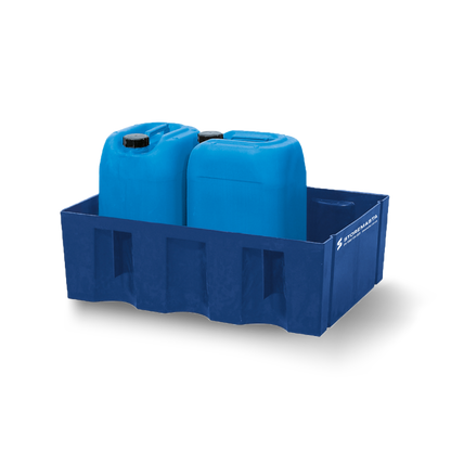 60L Polyethylene Sump Pallet - Blue