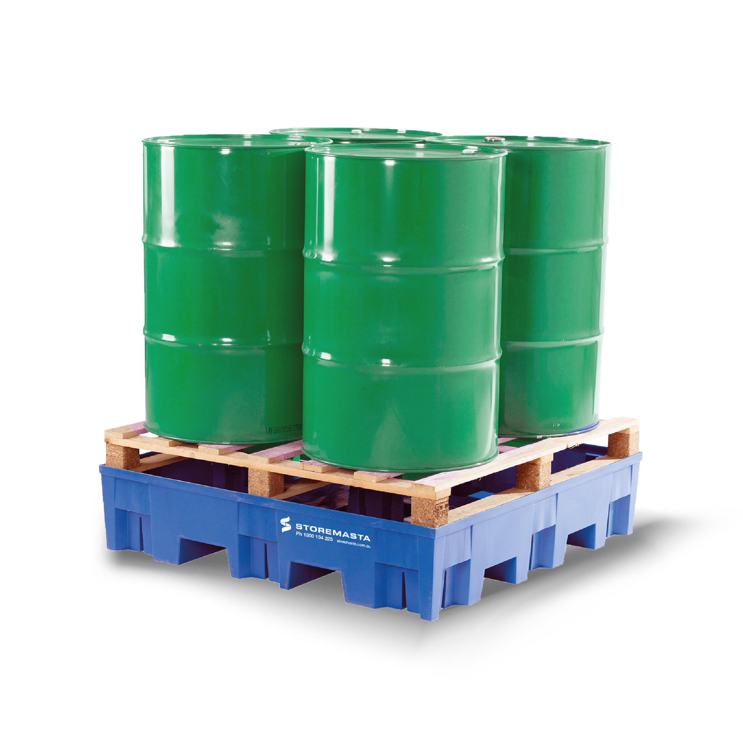 255L Polyethylene Sump Pallet - Blue