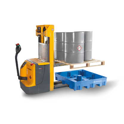 255L Polyethylene Sump Pallet - Blue