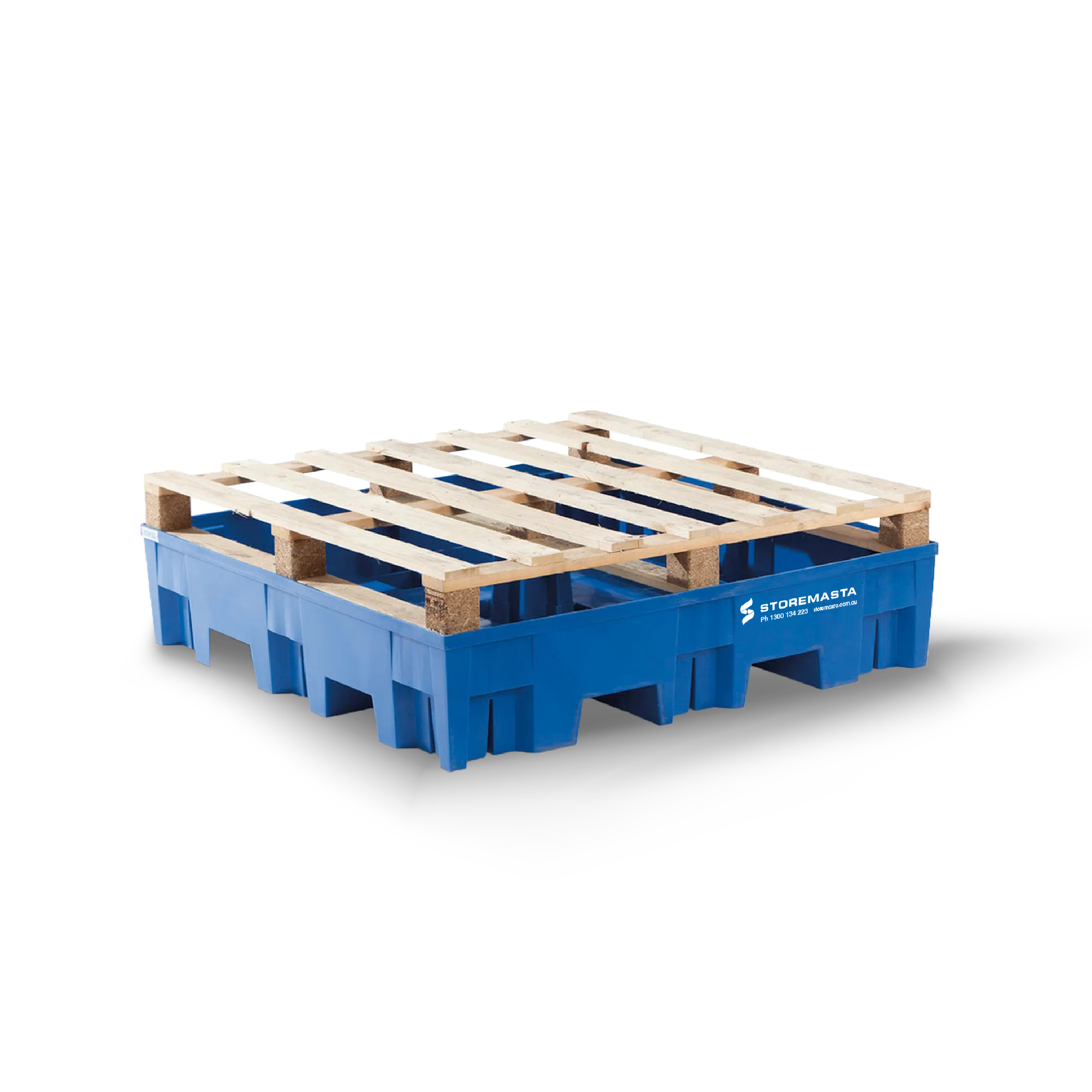255L Polyethylene Sump Pallet - Blue