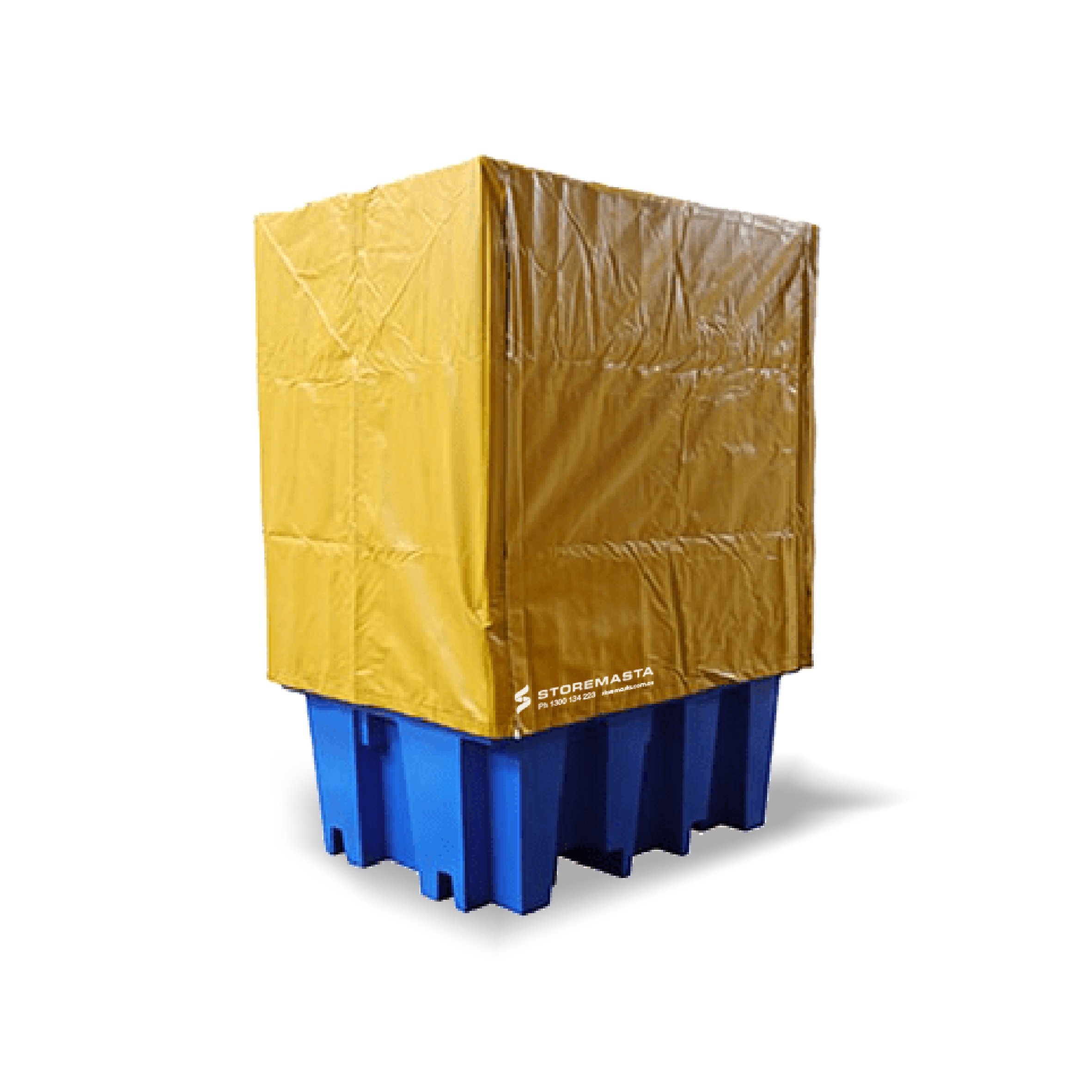 PVC Cover and Galv Frame for 2 Drum Bund