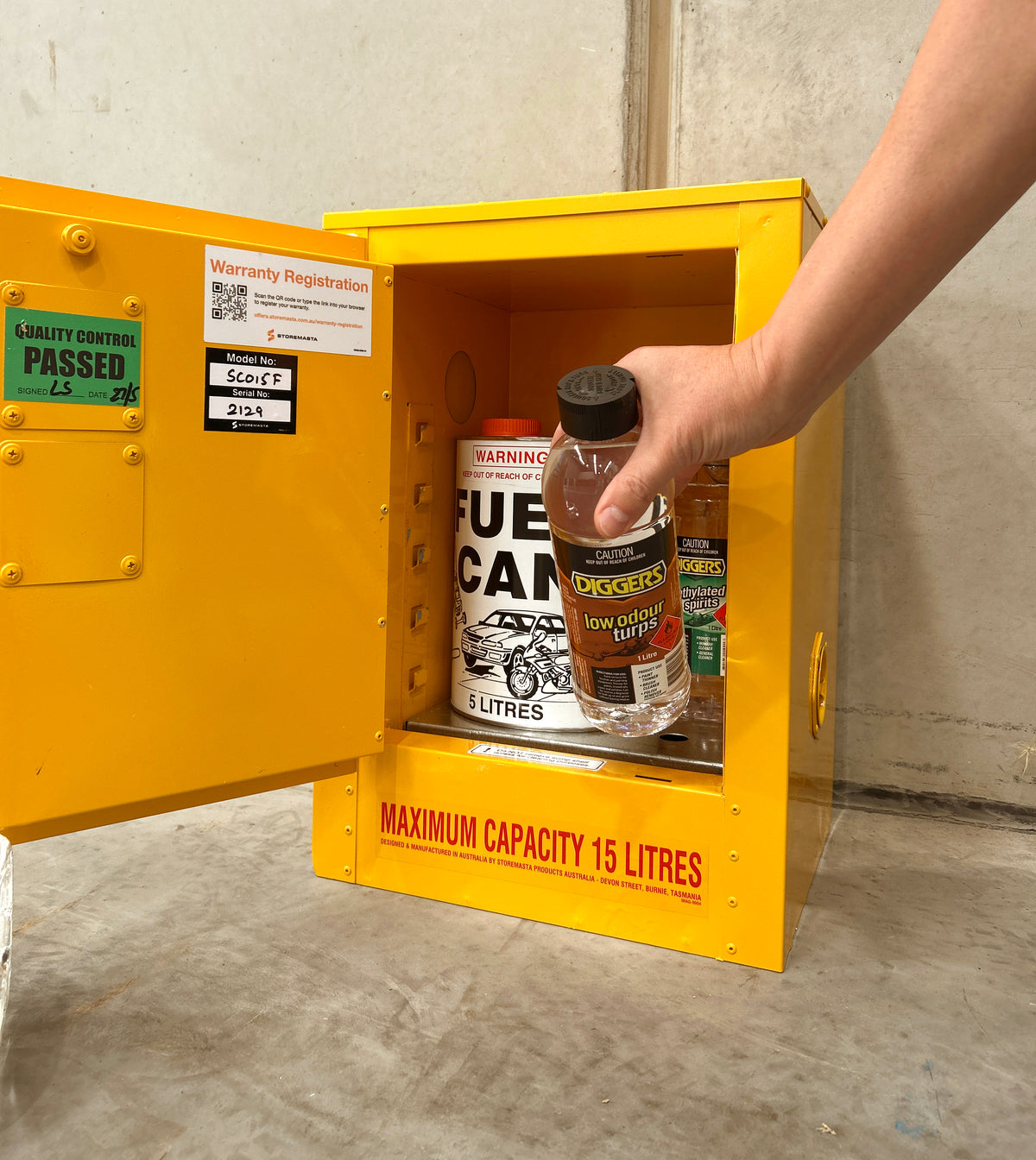 15L - Oxidising Agent Storage Cabinet