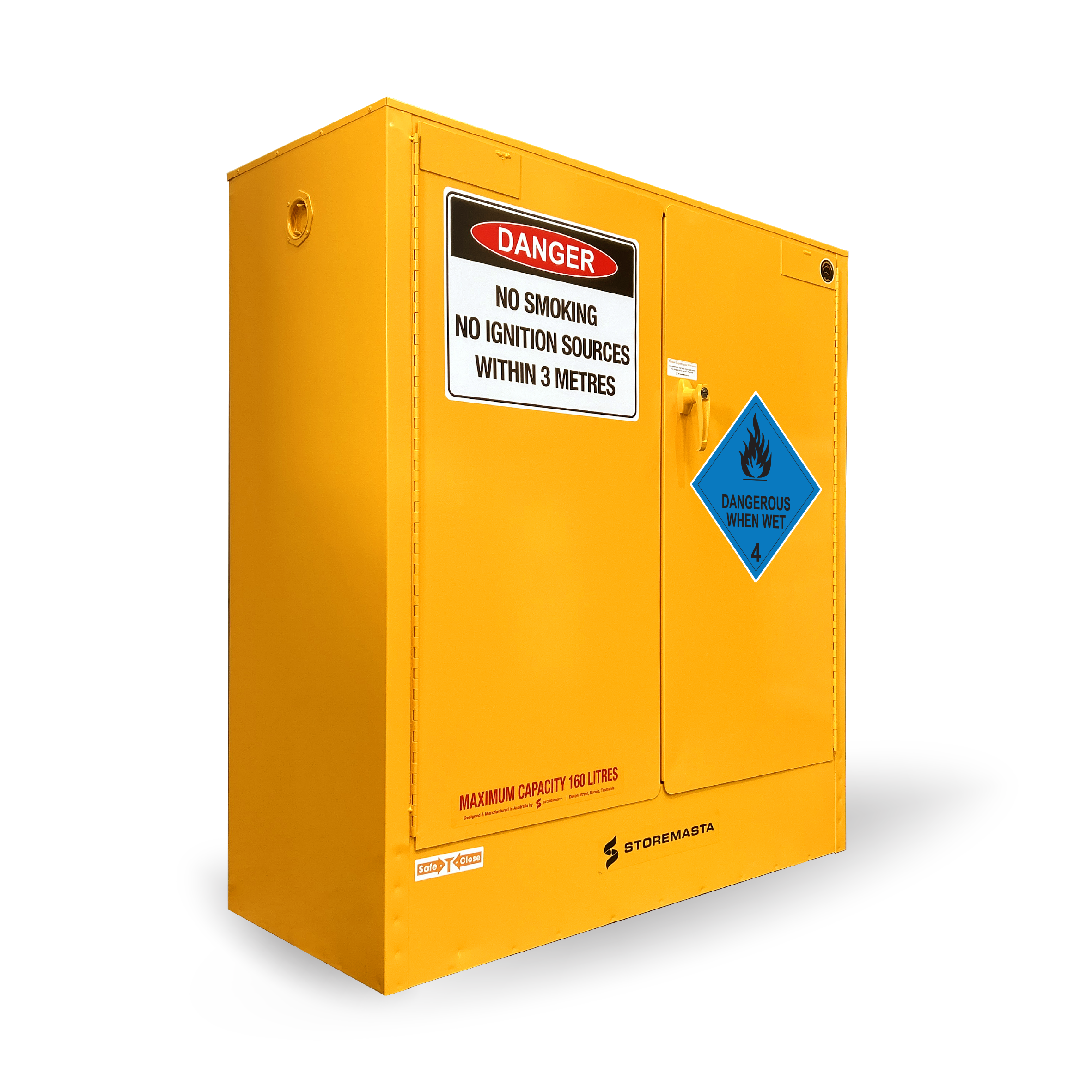 Dangerous When Wet Storage Cabinet - 160L
