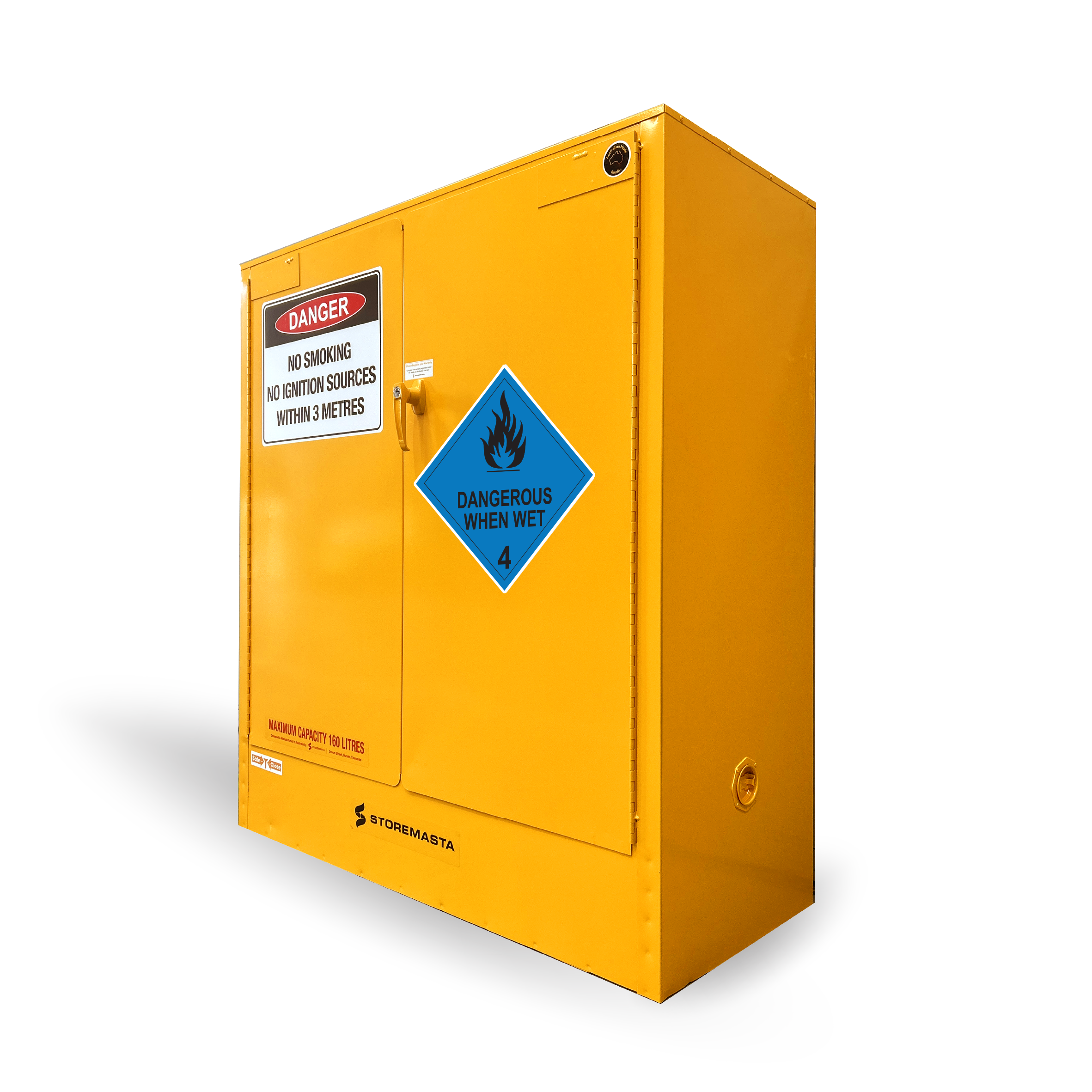 Dangerous When Wet Storage Cabinet - 160L