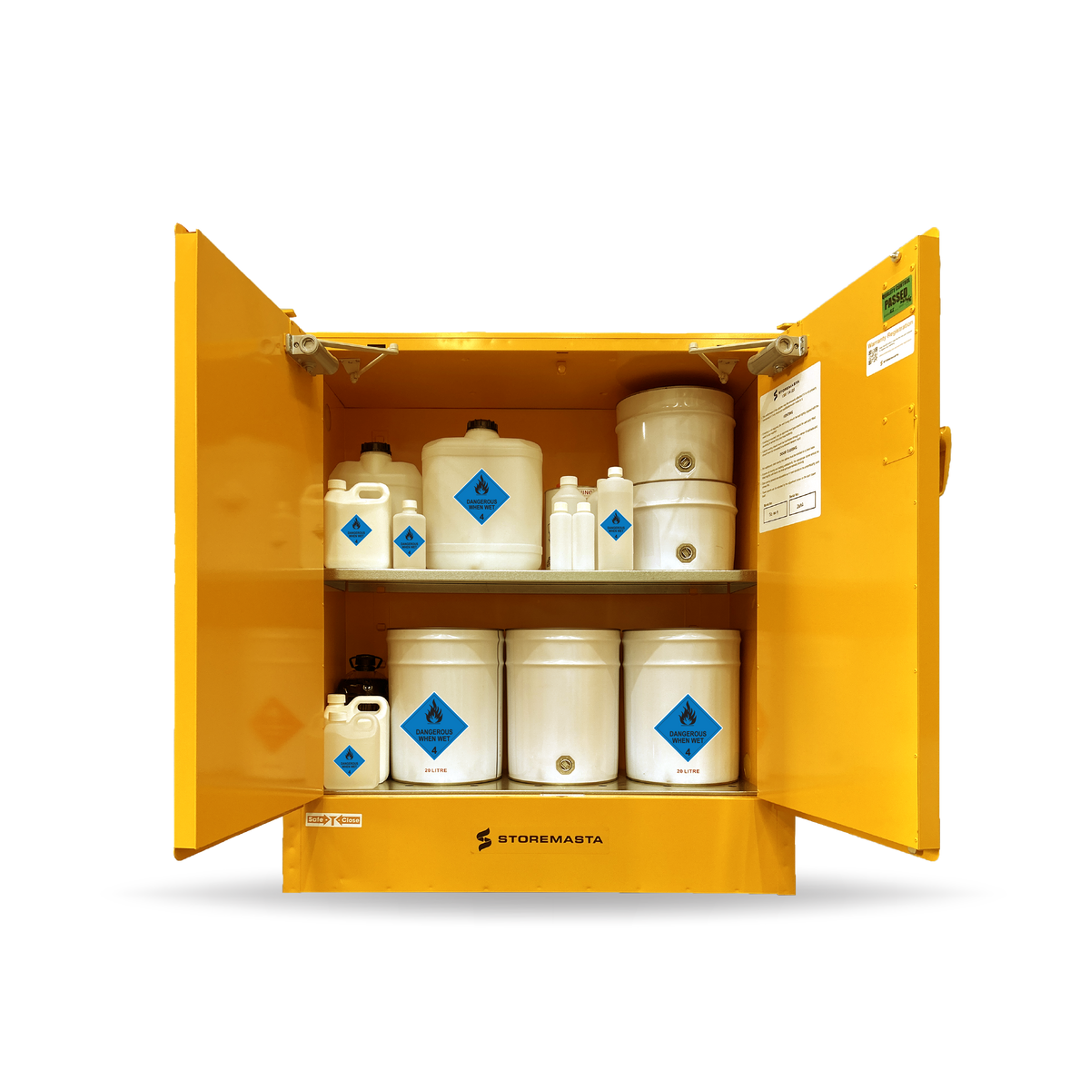 Dangerous When Wet Storage Cabinet - 160L