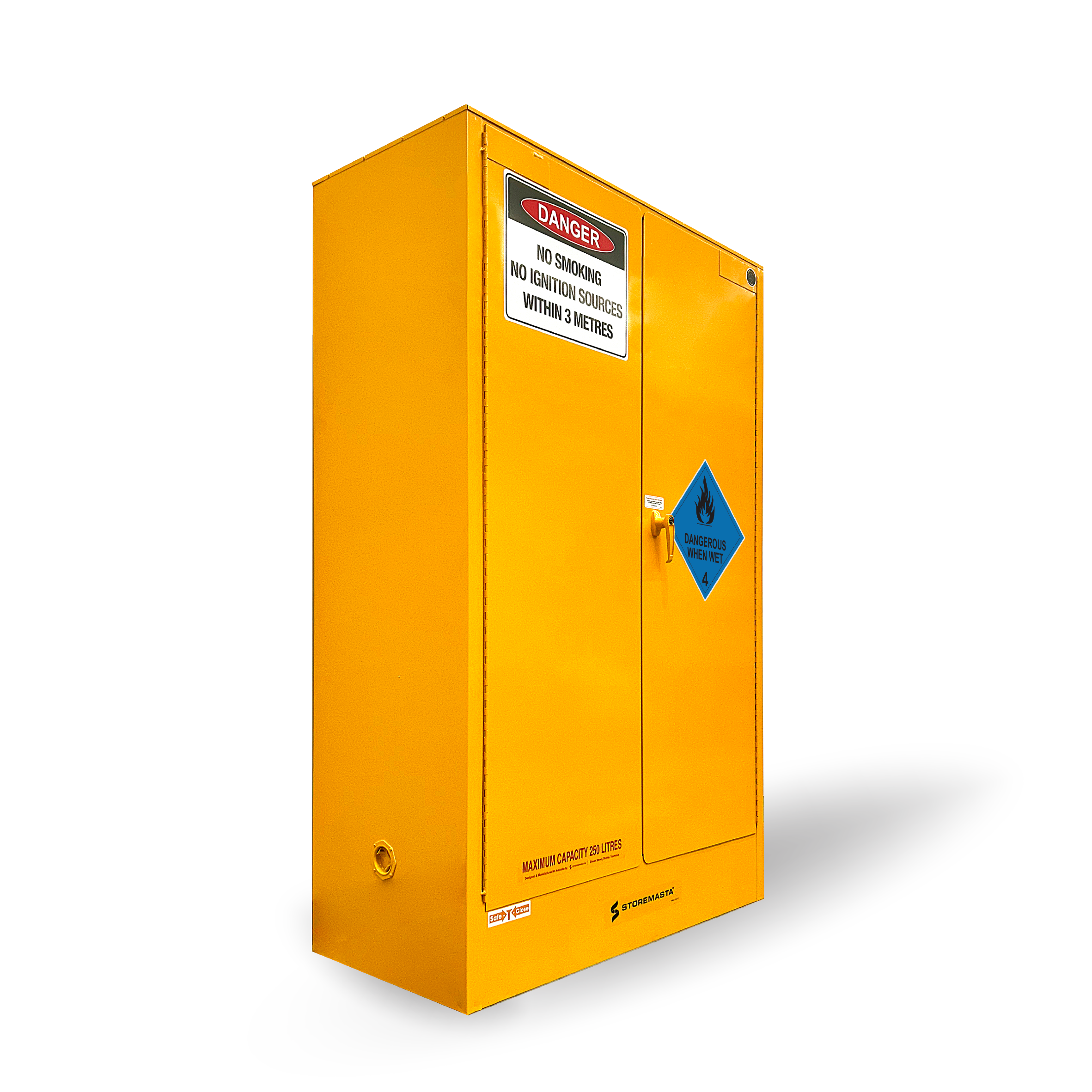 Dangerous When Wet Storage Cabinet - 250L