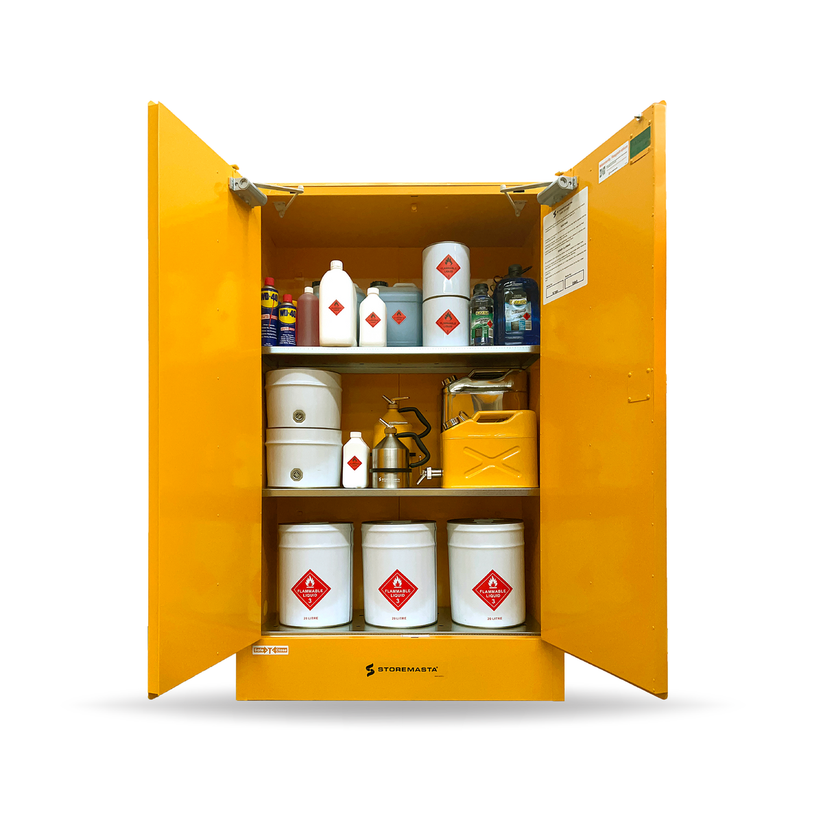 250L - Flammable Liquid Storage Cabinet – Storemasta