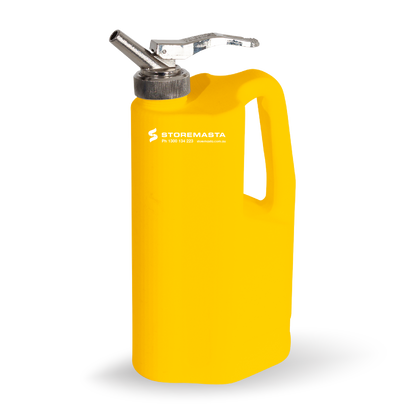 2L Safety Can - Polyethylene Yellow with SS Tap