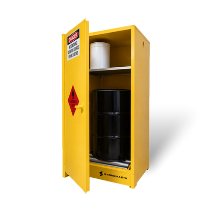 250L - Flammable Liquid Storage Cabinet - Roller Base