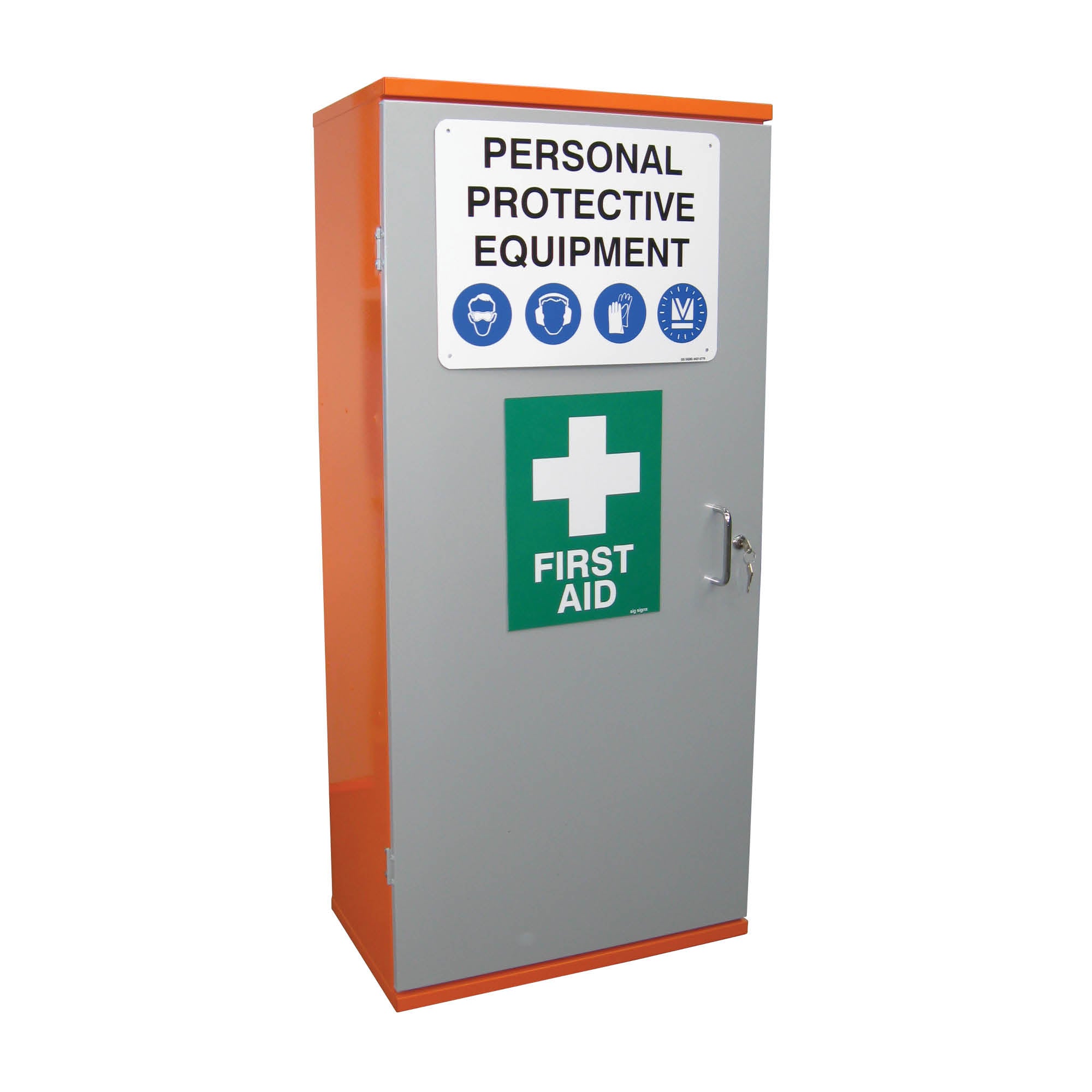 PPE Storage Cabinet - Single Door - 3 Shelves