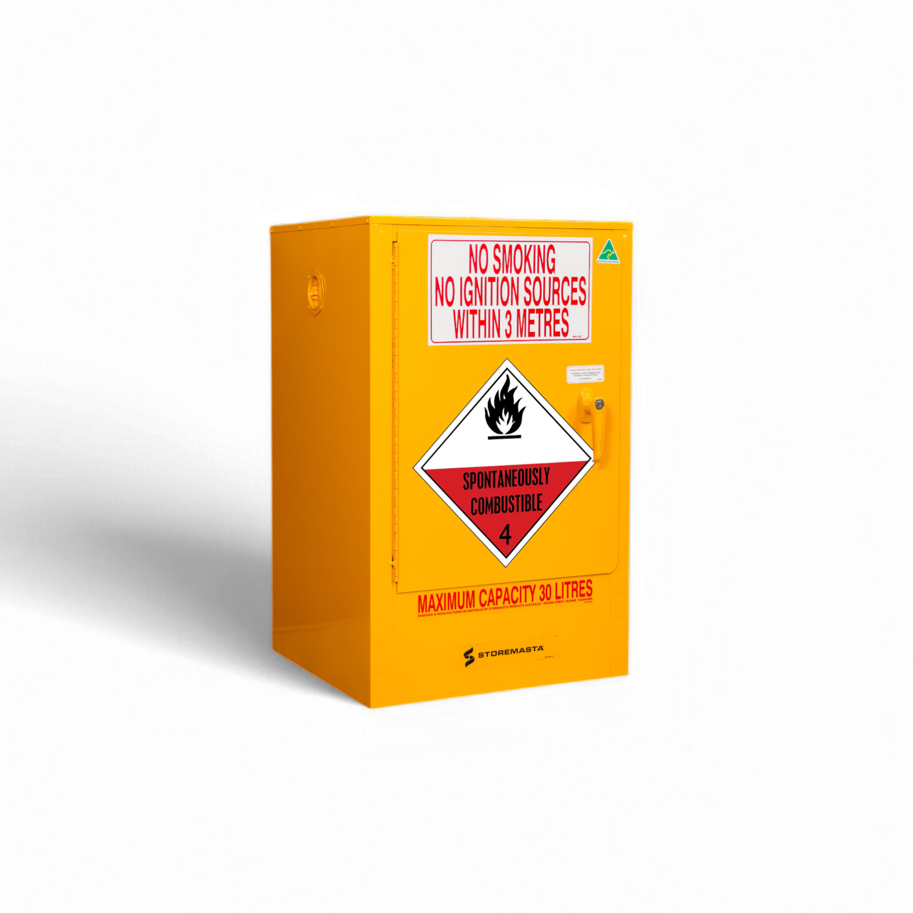 Spontaneously Combustible Substance Storage Cabinet - 30L