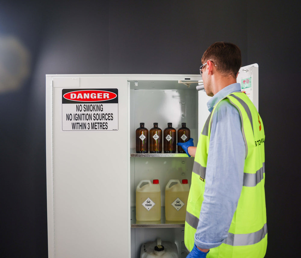 250L - Toxic Storage Cabinet – Storemasta