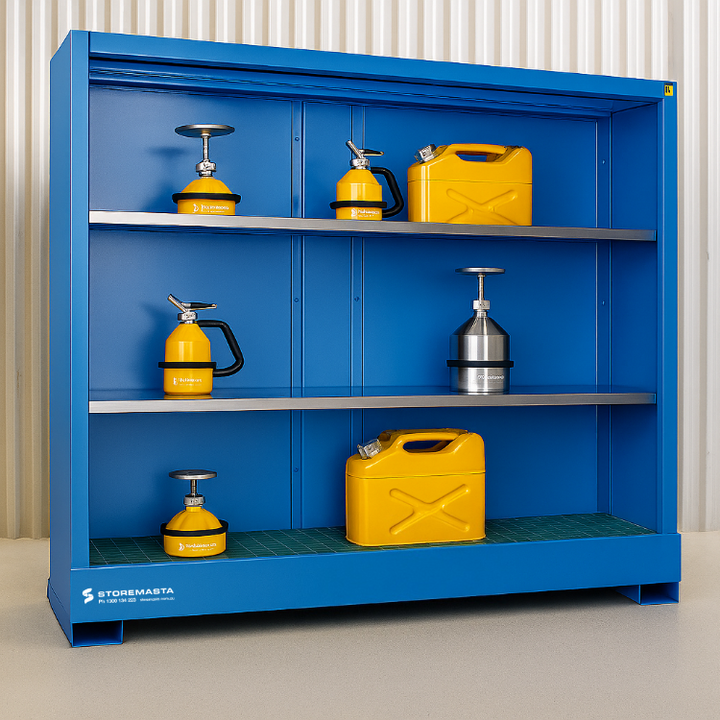 Bunded Storage | Chemical Bunding Options – Storemasta