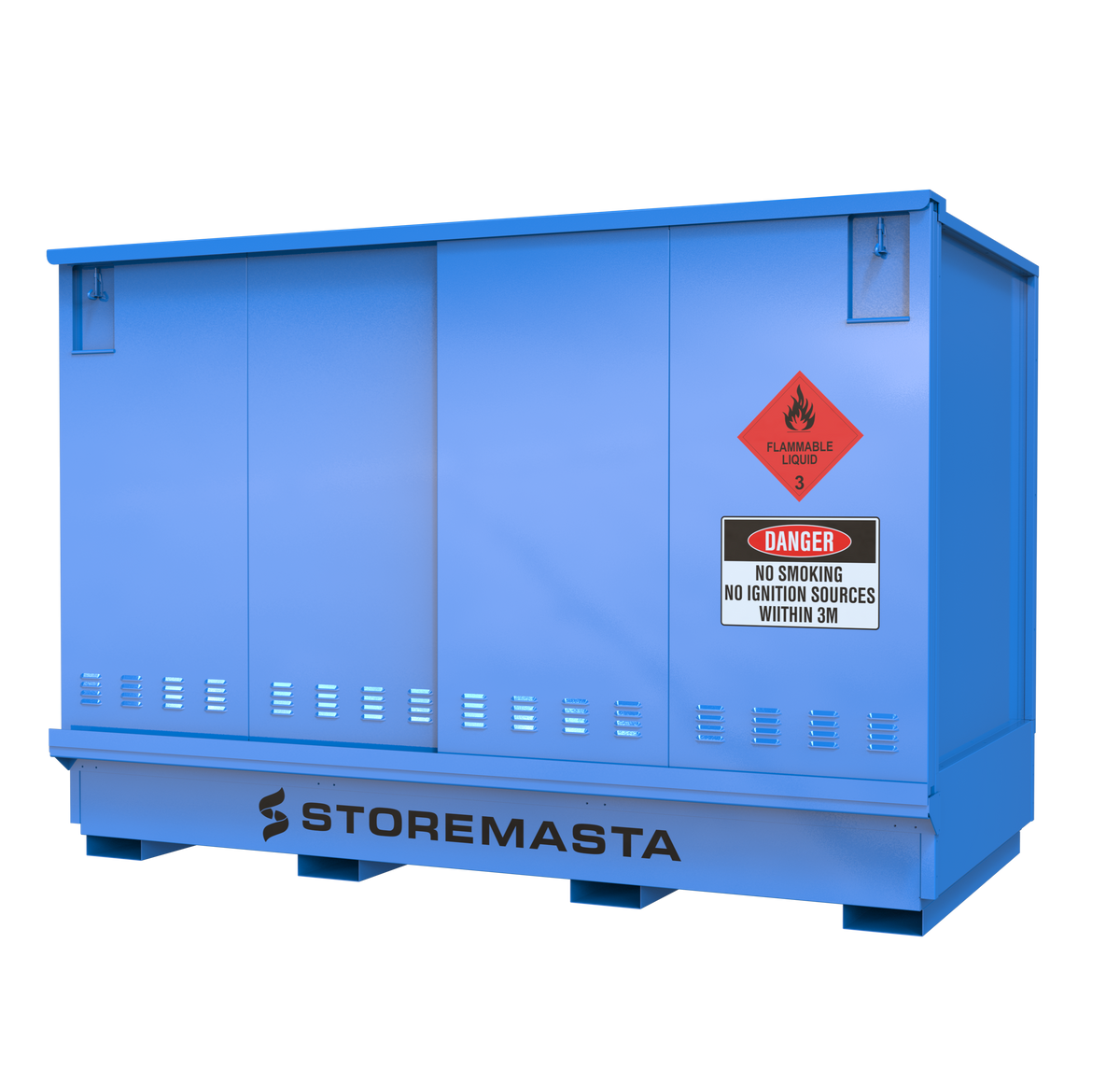 2 IBC Store with Sliding Doors – Storemasta