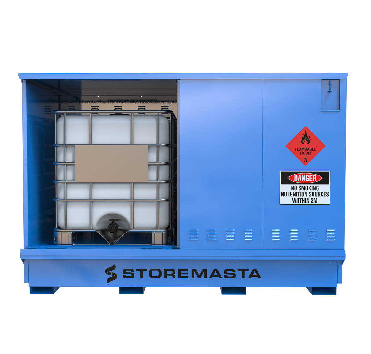 2 IBC Store with Sliding Doors – Storemasta