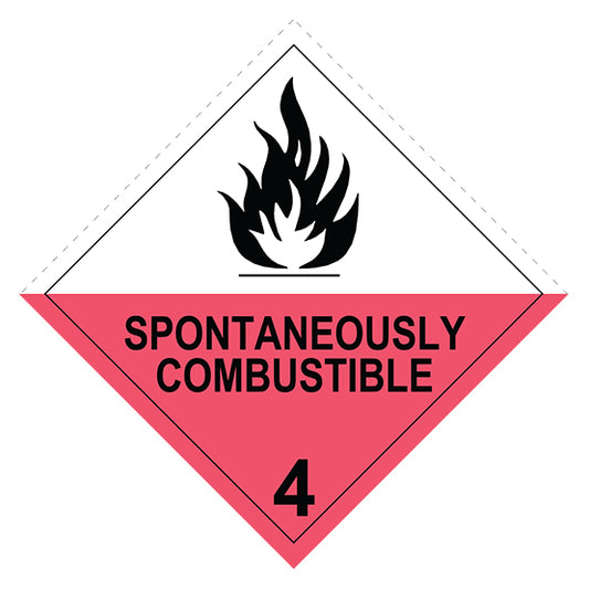 Class 4.2 - Spontaneously Combustible - 150 x 150