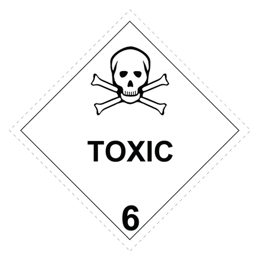 Class 6.1 - Toxic Substances - 300 x 300