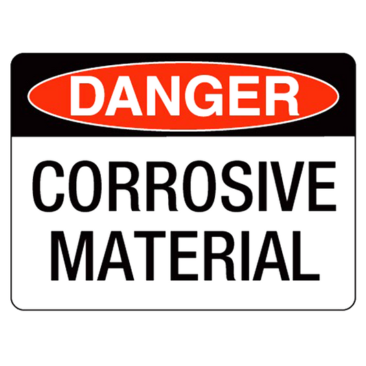Danger - Corrosive Substances - 300 x 200