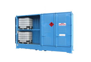 Single Depth Flammable Liquids Store - 8 IBC - STOREMASTA
