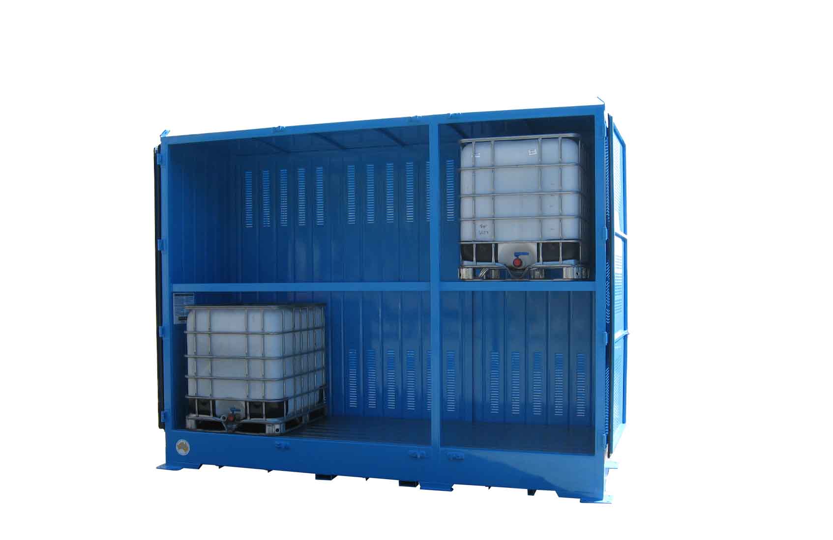 Single Depth Organic Peroxide Store - 6 IBC - STOREMASTA
