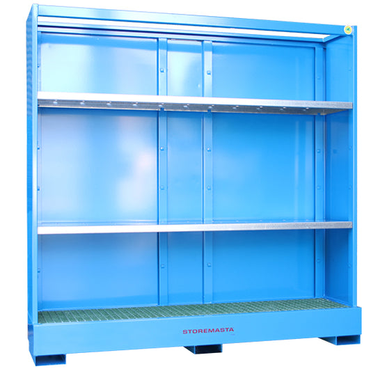 Bunded Shelving | Prevent Leaks with Bunded Pallet Racking – Storemasta