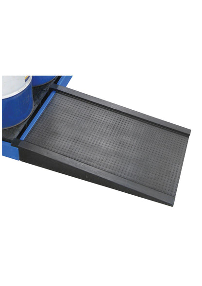 Polyethylene ramp for low profile bunds