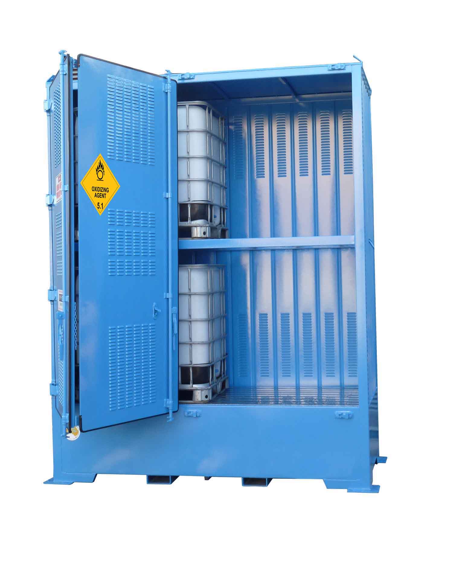 Single Depth Oxidising Agent Store - 4 IBC - STOREMASTA