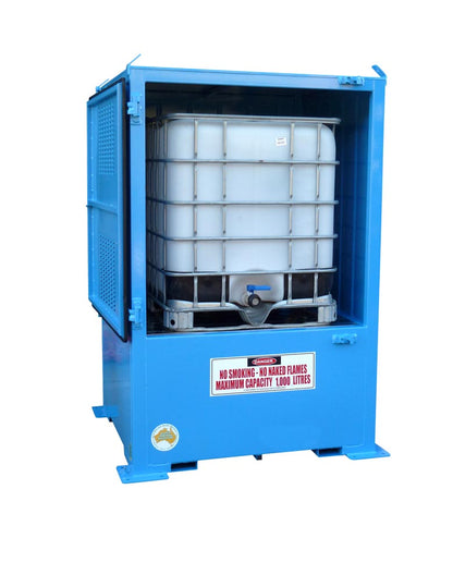 Single Depth Corrosive Substance Store - 1 IBC - STOREMASTA
