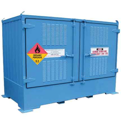 Single Depth Organic Peroxide Store - 2 IBC - STOREMASTA