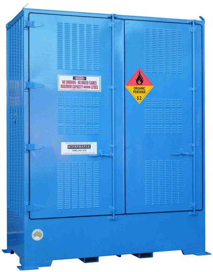 Single Depth Organic Peroxide Store - 4 IBC - STOREMASTA