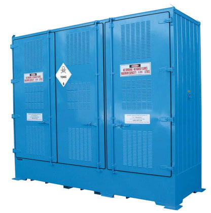Single Depth Toxic Substance Store - 6 IBC - STOREMASTA