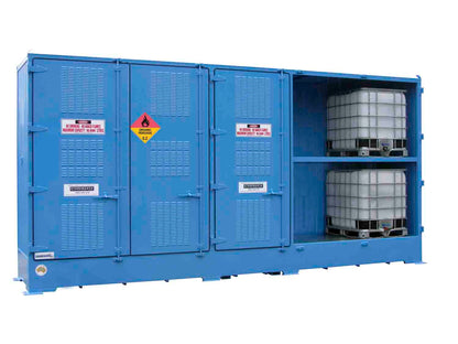 Single Depth Organic Peroxide Store - 10 IBC - STOREMASTA