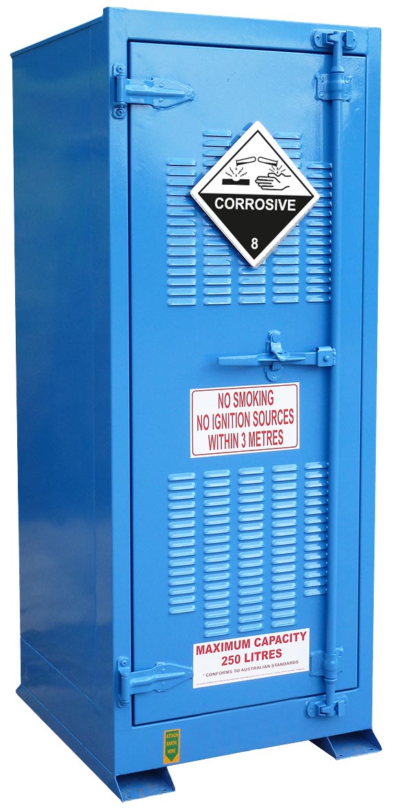 Outdoor Corrosive Substance Store -  250L - STOREMASTA