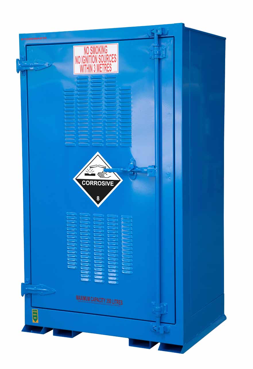 Outdoor Corrosive Substance Store -  350L - STOREMASTA