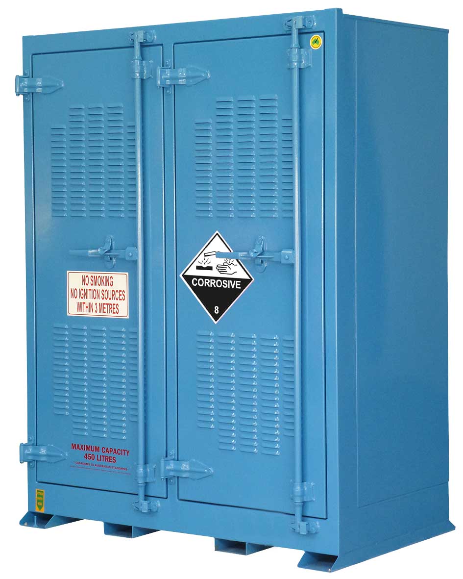 Outdoor Corrosive Substance Store -  450L - STOREMASTA