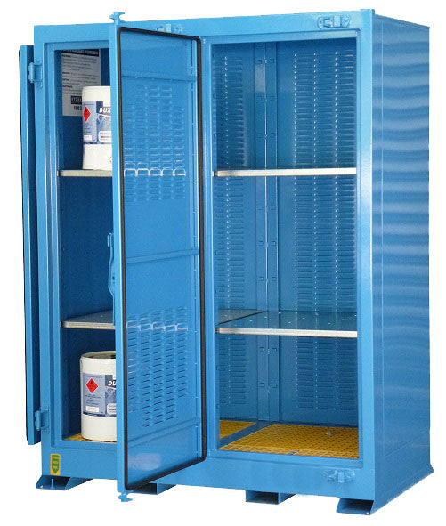 Outdoor Corrosive Substance Store -  450L - STOREMASTA