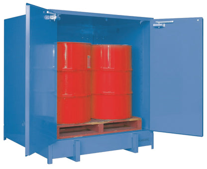 Large Capacity Corrosive Substances Storage Cabinet - 850L Pallet Store - STOREMASTA