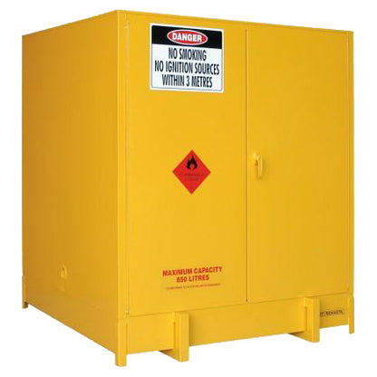 Large Capacity Flammable Liquids Storage Cabinet - 850L - STOREMASTA