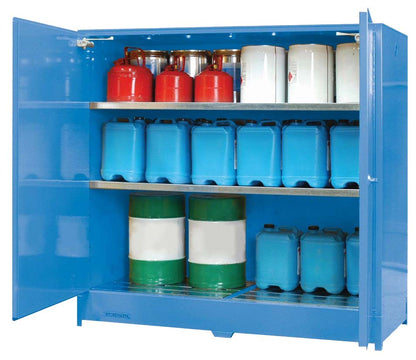 Large Capacity Corrosive Substance Storage Cabinet - 650L - STOREMASTA