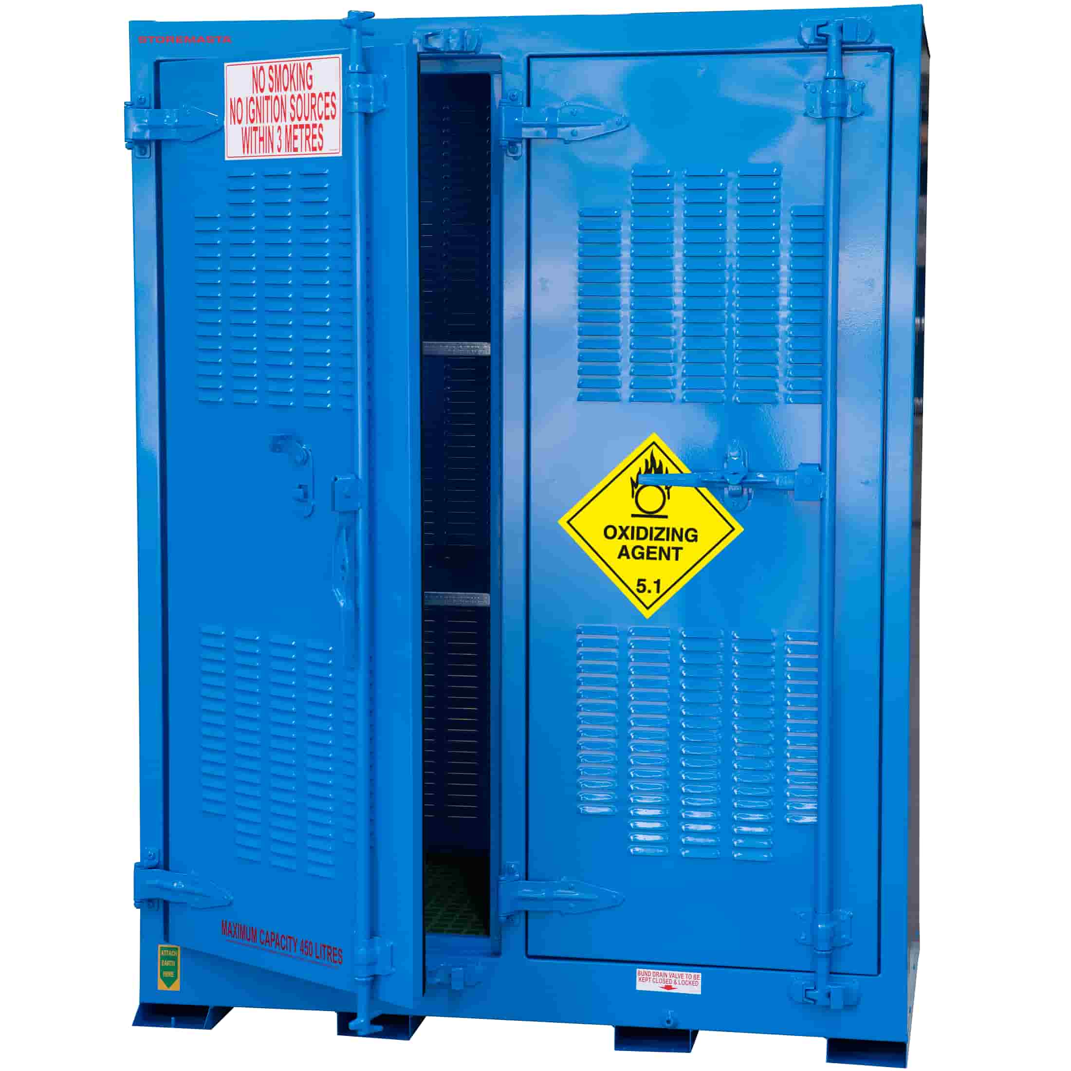 450L - Small Outdoor Oxidising Agent Store